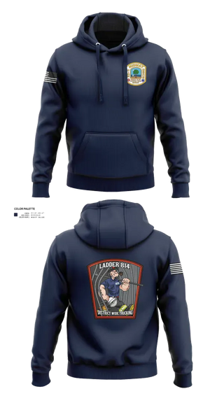 Hoodie, 814 truck, Fire Department, Teamtime, Team time, sublimation, custom sports apparel, team uniforms, spirit wear, spiritwear, sports uniforms, custom shirts, team store, custom team store, fundraiser sports, apparel fundraiser