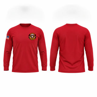 Long Sleeve Performance Shirt, Quanah volunteer fire department, Fire Department, Teamtime, Team time, sublimation, custom sports apparel, team uniforms, spirit wear, spiritwear, sports uniforms, custom shirts, team store, custom team store, fundraiser sports, apparel fundraiser