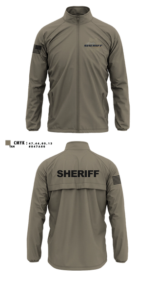 Windbreaker without hood, Flathead County Sheriff's Office, Police, Teamtime, Team time, sublimation, custom sports apparel, team uniforms, spirit wear, spiritwear, sports uniforms, custom shirts, team store, custom team store, fundraiser sports, apparel fundraiser