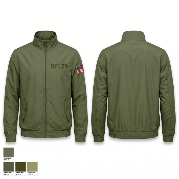 Windbreaker, Delta, Air Force, Teamtime, Team time, sublimation, custom sports apparel, team uniforms, spirit wear, spiritwear, sports uniforms, custom shirts, team store, custom team store, fundraiser sports, apparel fundraiser