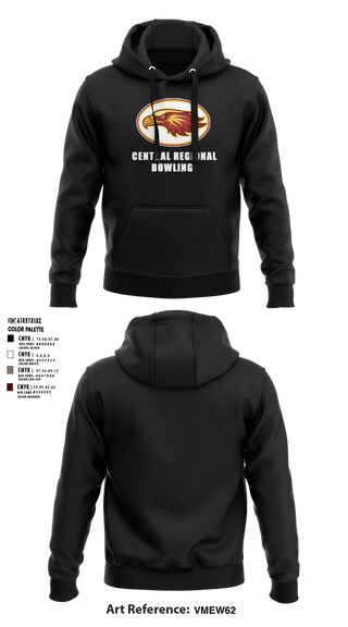 Hoodie, Central Regional High School Bowling, Bowling, Teamtime, Team time, sublimation, custom sports apparel, team uniforms, spirit wear, spiritwear, sports uniforms, custom shirts, team store, custom team store, fundraiser sports, apparel fundraiser