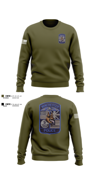 Crew Neck Sweatshirt, team name, Police, Teamtime, Team time, sublimation, custom sports apparel, team uniforms, spirit wear, spiritwear, sports uniforms, custom shirts, team store, custom team store, fundraiser sports, apparel fundraiser