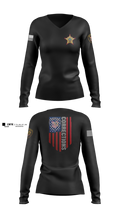 Ottawa County Sheriff’s Office 52771095 Women's Long Sleeve V-neck Shirt - 1