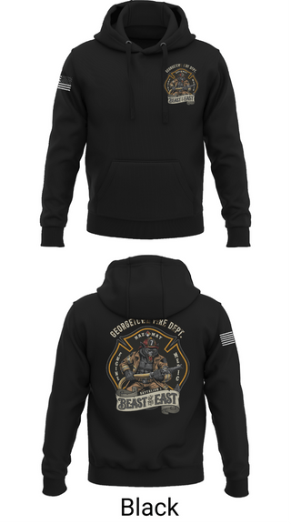 Hoodie, Georgetown Fire Station 7, Fire Department, Teamtime, Team time, sublimation, custom sports apparel, team uniforms, spirit wear, spiritwear, sports uniforms, custom shirts, team store, custom team store, fundraiser sports, apparel fundraiser