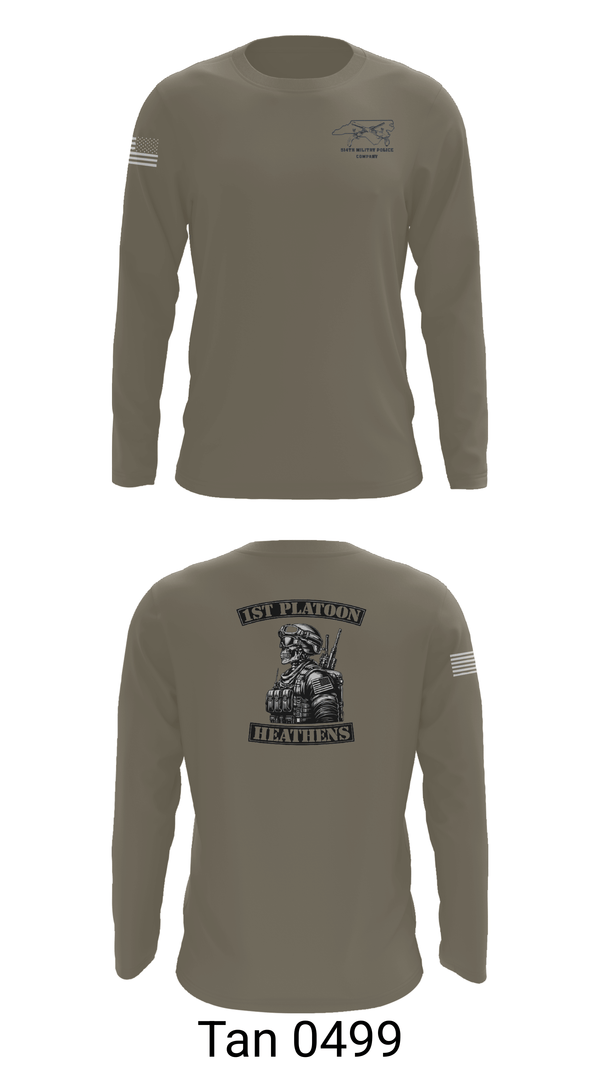 Long Sleeve Performance Shirt, 514th MP CO, Army, Teamtime, Team time, sublimation, custom sports apparel, team uniforms, spirit wear, spiritwear, sports uniforms, custom shirts, team store, custom team store, fundraiser sports, apparel fundraiser