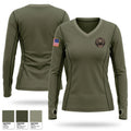 Special Service Unit Women's Long Sleeve V-neck Shirt - 1