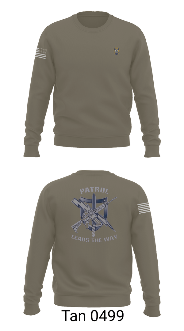 Crew Neck Sweatshirt, Alexander City Police Department, Police, Teamtime, Team time, sublimation, custom sports apparel, team uniforms, spirit wear, spiritwear, sports uniforms, custom shirts, team store, custom team store, fundraiser sports, apparel fundraiser