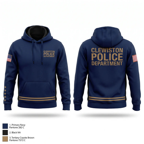 Hoodie, Clewiston Police Department, Police, Teamtime, Team time, sublimation, custom sports apparel, team uniforms, spirit wear, spiritwear, sports uniforms, custom shirts, team store, custom team store, fundraiser sports, apparel fundraiser