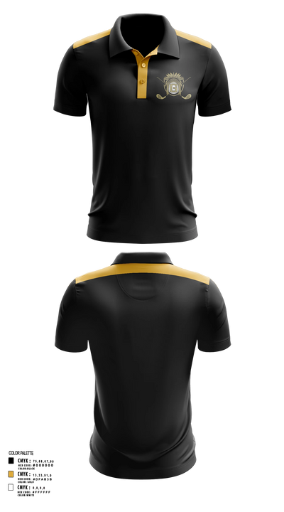 Gaffney Indians Short Sleeve Performance Polo - 3