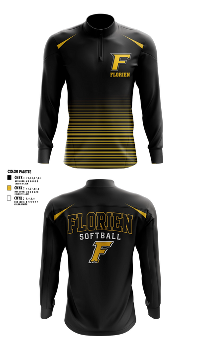 Florien Blackcats Quarter Zip Jacket - 15