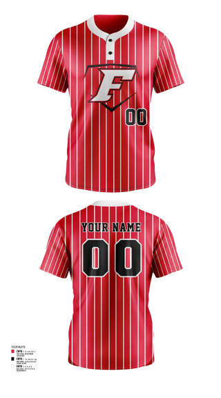 Two Button Softball Jersey, Cap City Force - Gray, Softball, Teamtime, Team time, sublimation, custom sports apparel, team uniforms, spirit wear, spiritwear, sports uniforms, custom shirts, team store, custom team store, fundraiser sports, apparel fundraiser