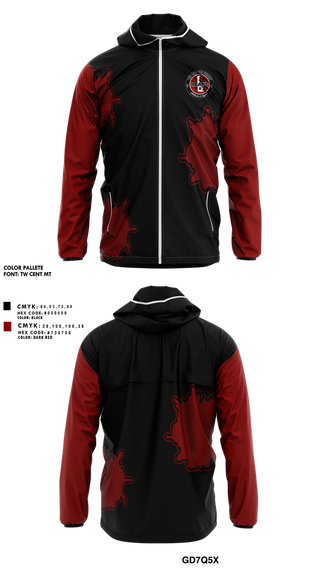 Windbreaker, Delaware Heart, Softball, Teamtime, Team time, sublimation, custom sports apparel, team uniforms, spirit wear, spiritwear, sports uniforms, custom shirts, team store, custom team store, fundraiser sports, apparel fundraiser