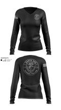 SASPD Women's Long Sleeve V-neck Shirt - 22