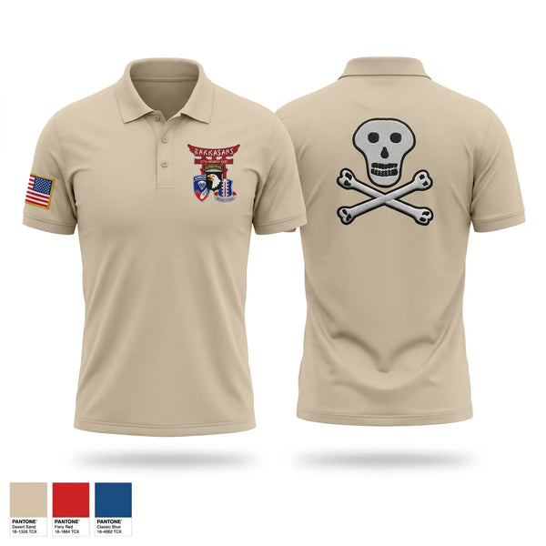Short Sleeve Performance Polo, Recon plt 187th combat brigade team, Army, Teamtime, Team time, sublimation, custom sports apparel, team uniforms, spirit wear, spiritwear, sports uniforms, custom shirts, team store, custom team store, fundraiser sports, apparel fundraiser