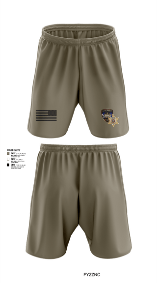 Athletic Shorts With Pockets, Cooke County Sheriff’s Office, Police, Teamtime, Team time, sublimation, custom sports apparel, team uniforms, spirit wear, spiritwear, sports uniforms, custom shirts, team store, custom team store, fundraiser sports, apparel fundraiser