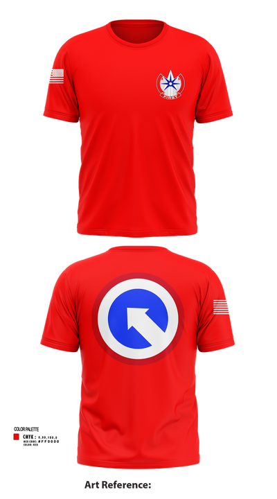 1st Theater Sustainment Command 40701813 Short Sleeve Performance Shirt - 104