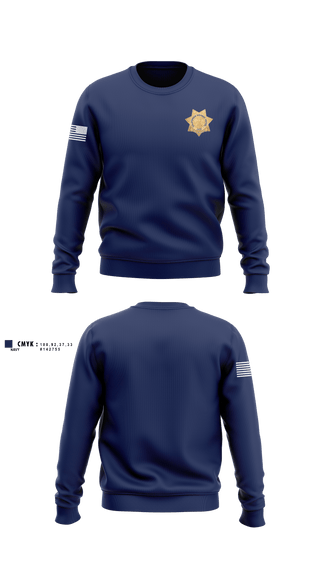 Crew Neck Sweatshirt, California Highway Patrol, Police, Teamtime, Team time, sublimation, custom sports apparel, team uniforms, spirit wear, spiritwear, sports uniforms, custom shirts, team store, custom team store, fundraiser sports, apparel fundraiser