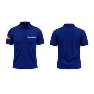 Short Sleeve Performance Polo, San Mateo, Police, Teamtime, Team time, sublimation, custom sports apparel, team uniforms, spirit wear, spiritwear, sports uniforms, custom shirts, team store, custom team store, fundraiser sports, apparel fundraiser
