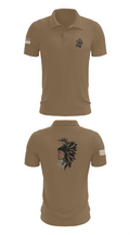 101st airborne 1-327 35416174 Short Sleeve Performance Polo - 7