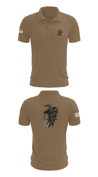 Short Sleeve Performance Polo, 101st airborne 1-327, Army, Teamtime, Team time, sublimation, custom sports apparel, team uniforms, spirit wear, spiritwear, sports uniforms, custom shirts, team store, custom team store, fundraiser sports, apparel fundraiser