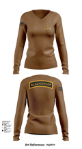 1st PLT B Co 1-173IN 18514147 Women's Long Sleeve V-neck Shirt - 22 (1)