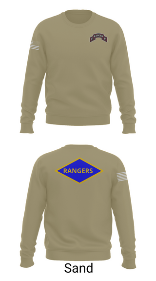Crew Neck Sweatshirt, 5th Rangers, , Teamtime, Team time, sublimation, custom sports apparel, team uniforms, spirit wear, spiritwear, sports uniforms, custom shirts, team store, custom team store, fundraiser sports, apparel fundraiser