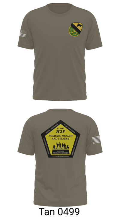 1st Cav 3CR 22311703 Old School Cotton Feel Shirt - 70
