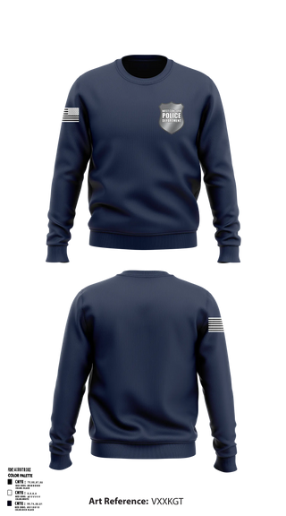 Crew Neck Sweatshirt, West Concord Police Department, Police, Teamtime, Team time, sublimation, custom sports apparel, team uniforms, spirit wear, spiritwear, sports uniforms, custom shirts, team store, custom team store, fundraiser sports, apparel fundraiser