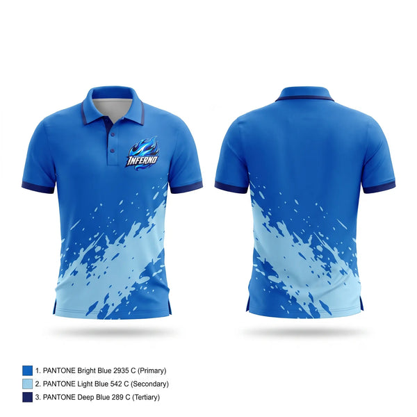 Short Sleeve Performance Polo, Inferno, Softball, Teamtime, Team time, sublimation, custom sports apparel, team uniforms, spirit wear, spiritwear, sports uniforms, custom shirts, team store, custom team store, fundraiser sports, apparel fundraiser