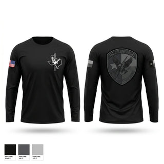 Long Sleeve Performance Shirt, The Colony Police SWAT, Police, Teamtime, Team time, sublimation, custom sports apparel, team uniforms, spirit wear, spiritwear, sports uniforms, custom shirts, team store, custom team store, fundraiser sports, apparel fundraiser