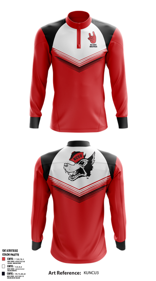 Quarter Zip Jacket, Nc state Wolfpack, , Teamtime, Team time, sublimation, custom sports apparel, team uniforms, spirit wear, spiritwear, sports uniforms, custom shirts, team store, custom team store, fundraiser sports, apparel fundraiser