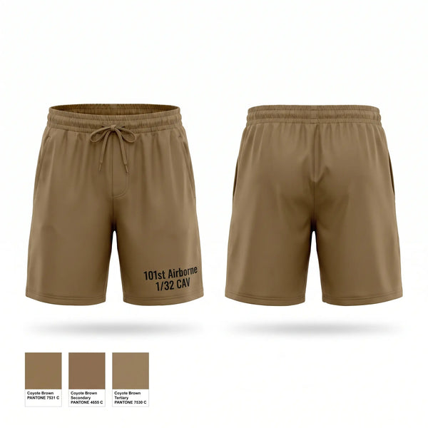 Athletic Shorts With Pockets, 101st Airborne 1/32 cav, Army, Teamtime, Team time, sublimation, custom sports apparel, team uniforms, spirit wear, spiritwear, sports uniforms, custom shirts, team store, custom team store, fundraiser sports, apparel fundraiser