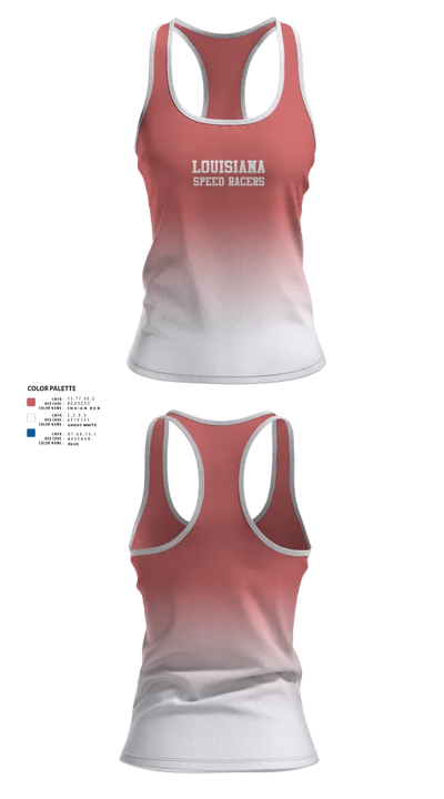 Louisiana Speed Racers 60674314 Women's Track Singlet - 21