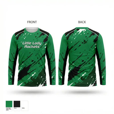 Little Lady Rockets 94372148 Long Sleeve Performance Shirt 1