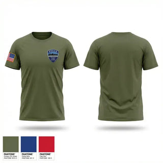 Old School Cotton Feel Shirt, Tahlequah Police Department, Police, Teamtime, Team time, sublimation, custom sports apparel, team uniforms, spirit wear, spiritwear, sports uniforms, custom shirts, team store, custom team store, fundraiser sports, apparel fundraiser