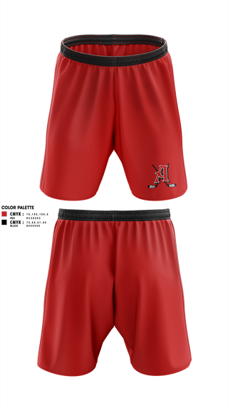 Athletic Shorts With Pockets, Altoona Youth Hockey Association, Ice Hockey, Teamtime, Team time, sublimation, custom sports apparel, team uniforms, spirit wear, spiritwear, sports uniforms, custom shirts, team store, custom team store, fundraiser sports, apparel fundraiser