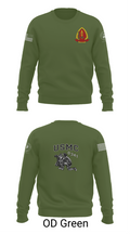 1st Bn 2mar 2nd MarDiv 35824328 Crew Neck Sweatshirt - 45