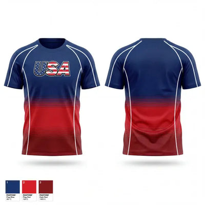 USA 51464627 Old School Cotton Feel Shirt - 1