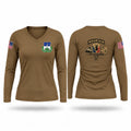 B CO 3/172 1st PLT Women's Long Sleeve V-neck Shirt - 1