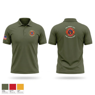 Short Sleeve Performance Polo, Colorado City Fire Department, Fire Department, Teamtime, Team time, sublimation, custom sports apparel, team uniforms, spirit wear, spiritwear, sports uniforms, custom shirts, team store, custom team store, fundraiser sports, apparel fundraiser