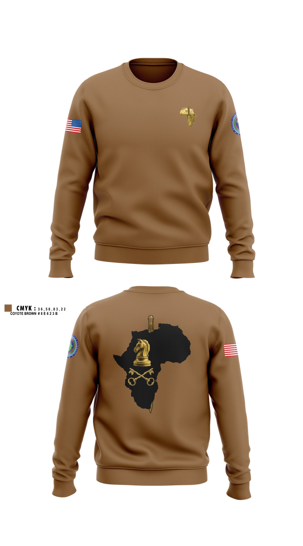 Crew Neck Sweatshirt, ACJ2X, Army, Teamtime, Team time, sublimation, custom sports apparel, team uniforms, spirit wear, spiritwear, sports uniforms, custom shirts, team store, custom team store, fundraiser sports, apparel fundraiser