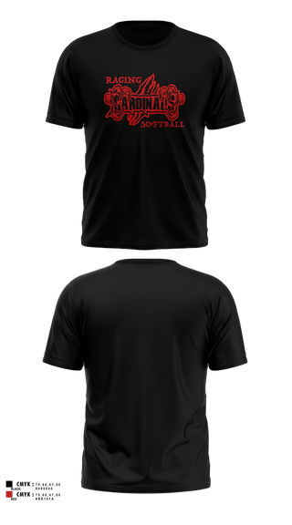 Short Sleeve Performance Shirt, Raging Cardinals, Softball, Teamtime, Team time, sublimation, custom sports apparel, team uniforms, spirit wear, spiritwear, sports uniforms, custom shirts, team store, custom team store, fundraiser sports, apparel fundraiser
