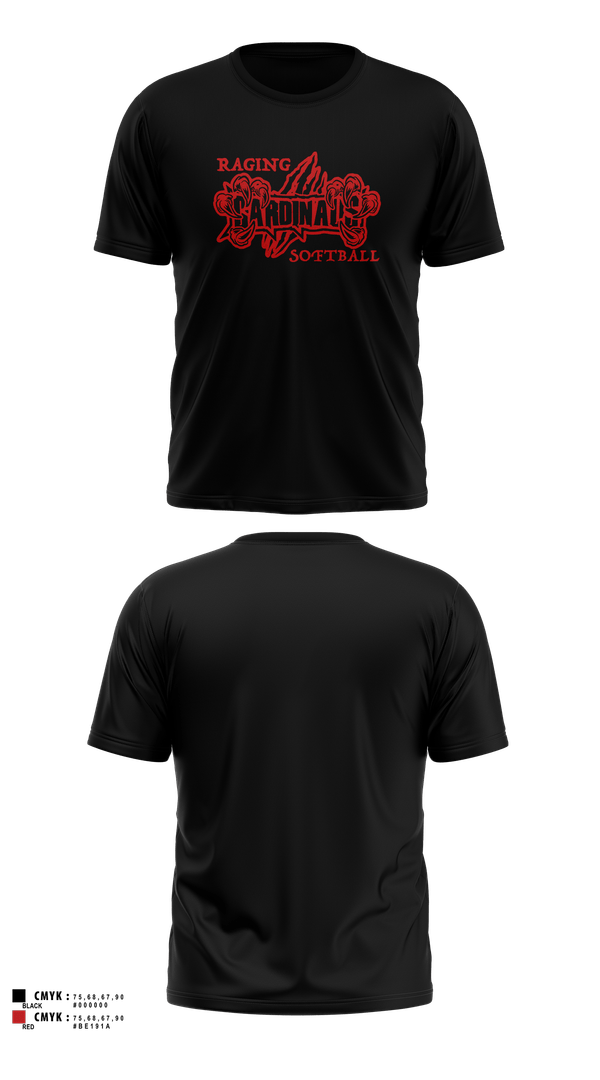 Short Sleeve Performance Shirt, Raging Cardinals, Softball, Teamtime, Team time, sublimation, custom sports apparel, team uniforms, spirit wear, spiritwear, sports uniforms, custom shirts, team store, custom team store, fundraiser sports, apparel fundraiser