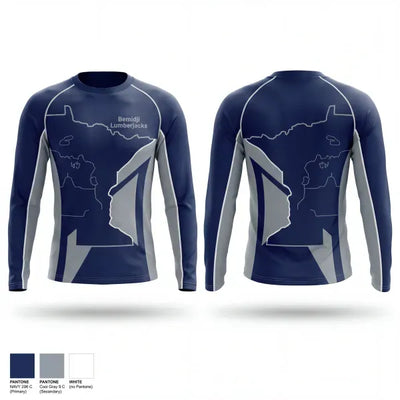 Bemidji Lumberjacks 49799585 Long Sleeve Performance Shirt 1