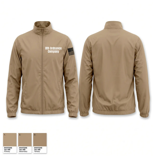 Windbreaker, 8th Ordnance Company, Army, Teamtime, Team time, sublimation, custom sports apparel, team uniforms, spirit wear, spiritwear, sports uniforms, custom shirts, team store, custom team store, fundraiser sports, apparel fundraiser