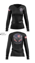 SCPD Motorcycle Unit 71212089 Women's Long Sleeve V-neck Shirt - 21