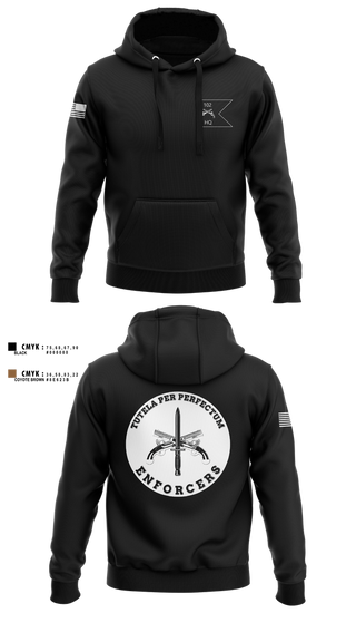 Hoodie, HHC, 102d MP BN, National Guard, Teamtime, Team time, sublimation, custom sports apparel, team uniforms, spirit wear, spiritwear, sports uniforms, custom shirts, team store, custom team store, fundraiser sports, apparel fundraiser