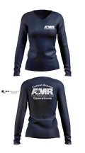 AMR  Central Arizona Operations Women's Long Sleeve V-neck Shirt - 4