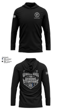 NYPD ESU K9 Long Sleeve Hooded Sun Shirt - 22