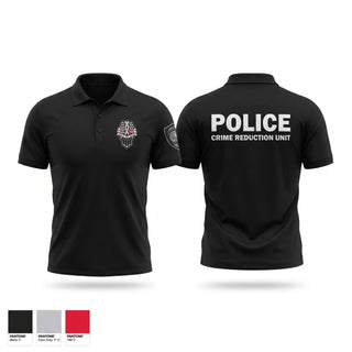 Short Sleeve Performance Polo, CRIME REDUCTION UNIT, Police, Teamtime, Team time, sublimation, custom sports apparel, team uniforms, spirit wear, spiritwear, sports uniforms, custom shirts, team store, custom team store, fundraiser sports, apparel fundraiser